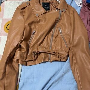 Bagatelle Women's Brown Leather Jacket